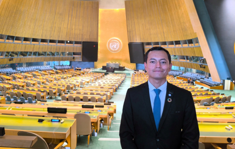 Participa estudiante BUAP en foro mundial de la ONU