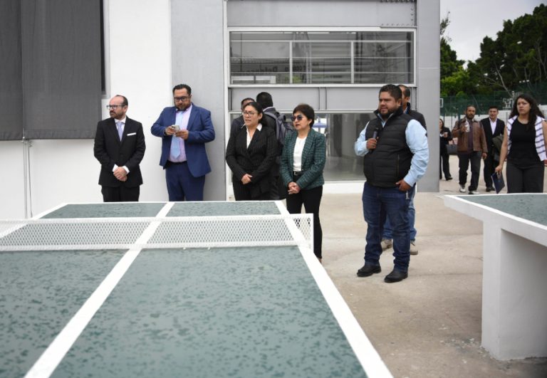 Recorre Lilia Cedillo nueva sede de la preparatoria Emiliano Zapata