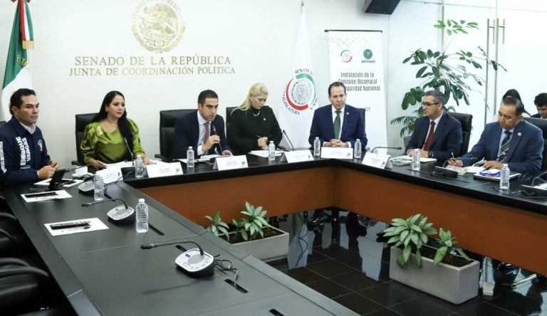 22 meses después Senadores del régimen instalan la la Comisión Bicameral de Seguridad Nacional del Congreso de la Unión