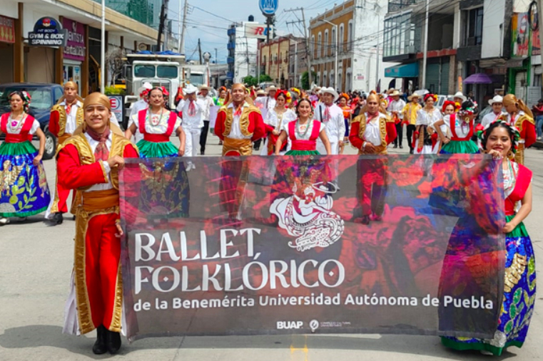 Destaca Ballet Folklórico BUAP en Muestra de Danza Orgullo Halcón
