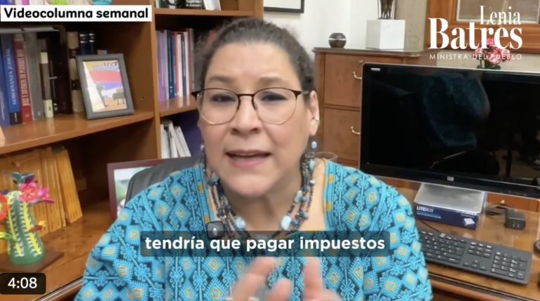 Lenia Batres justifica voto para gravar con ISR retiro de Afores y herencias: “Impuesto es la única forma de redistribuir la riqueza”, dice