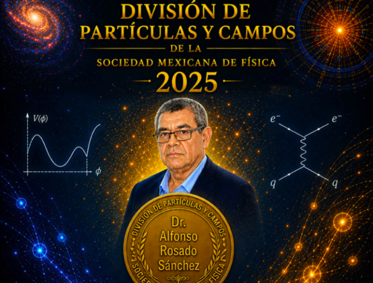 Distinguen a investigador del Instituto de Física de la BUAP con la Medalla de la División de Partículas y Campos de la Sociedad Mexicana de Física