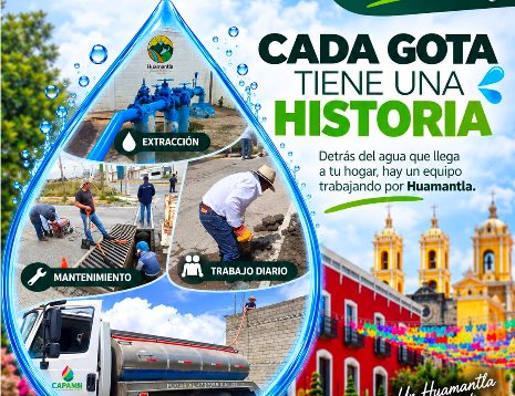 CAPAMH trabaja para que el agua llegue a donde tiene que llegar