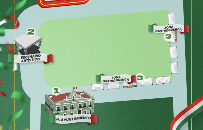 Todo listo para celebrar el 15 de septiembre en Huamantla