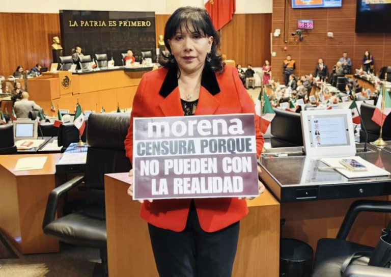 Tunde Anabell Ávalos a gobernadora morenista por crisis de basura que azota el estado de Tlaxcala