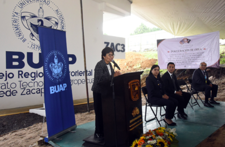 Inaugura Rectora Lilia Cedillo nuevo edificio en el Bachillerato Tecnológico Agropecuario BUAP de Zacapoaxtla