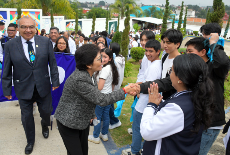 Destaca Rectora Lilia Cedillo crecimiento de la Preparatoria BUAP de Teziutlán