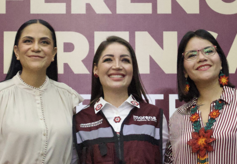 Jasmine Bugarín chapulinea del Partido Verde a Morena en Nayarit
