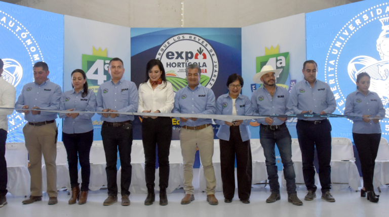 Inaugura Rectora Lilia Cedillo Expo Hortícola Puebla BUAP 2026