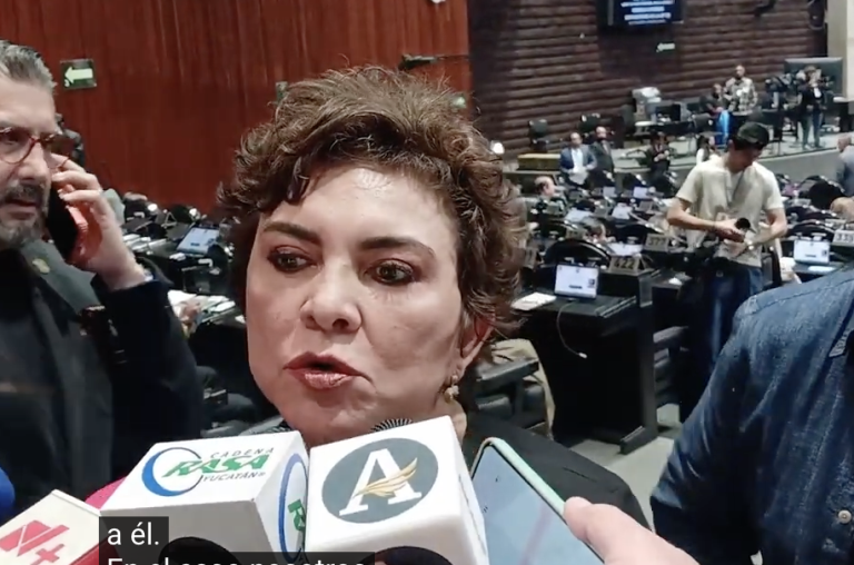Ivonne Ortega exige se apliquen sanciones a diputado priista que provocó zafarrancho durante visita de Máynez