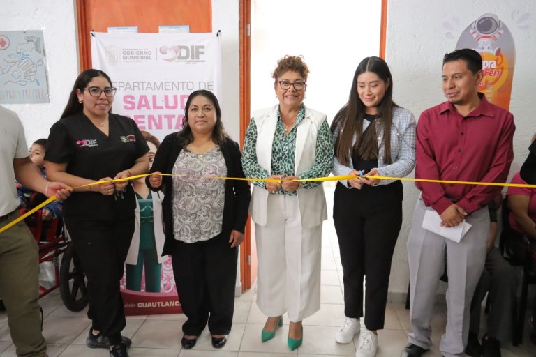 DIF Cuautlancingo inaugura centro de atención dental en Inspectoría Nuevo León