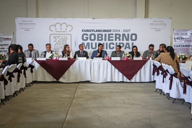 Cuautlancingo alberga Consejo Estatal de Coordinación de Seguridad Pública